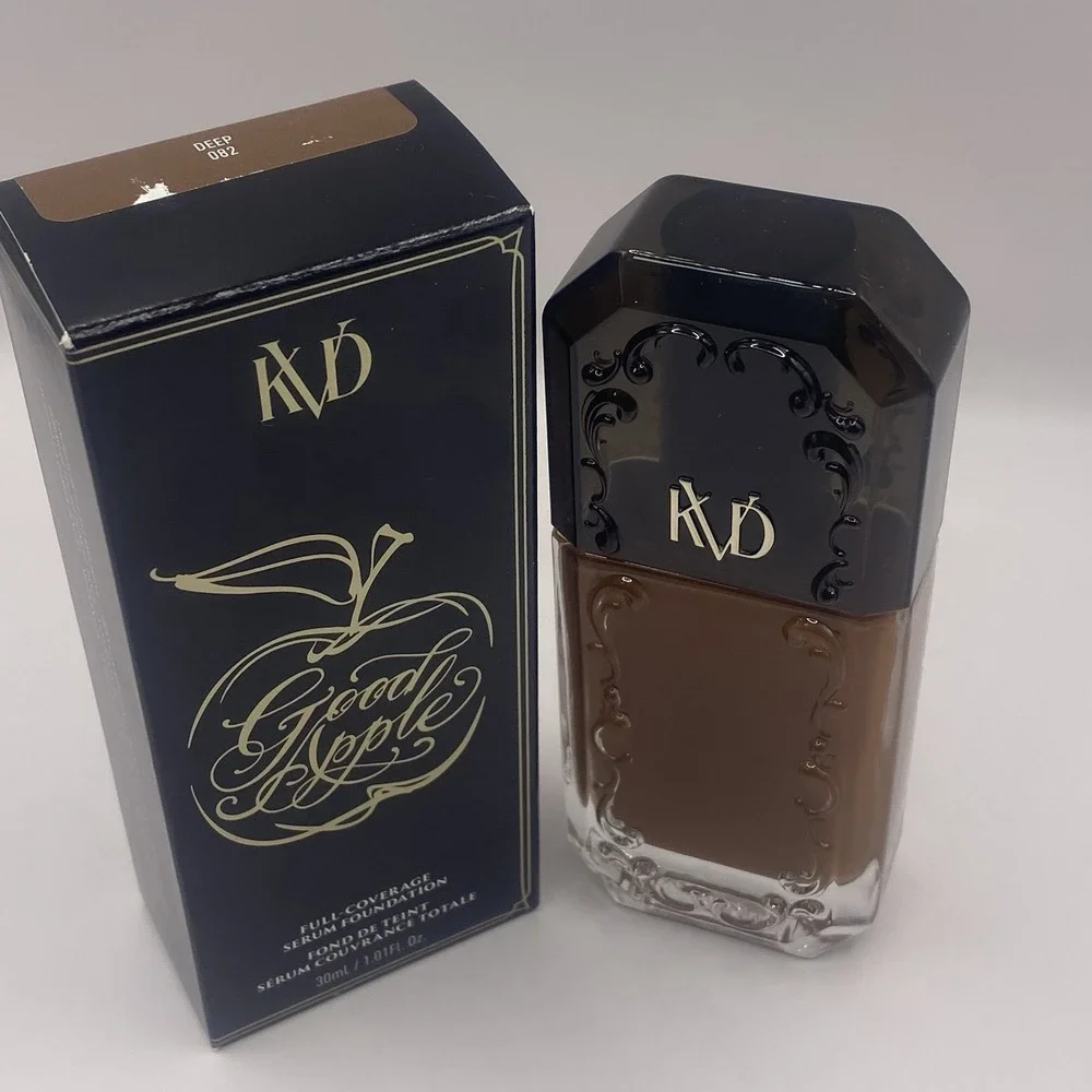 KVD Kat‎ Von D Good Apple Full-Coverage Serum Foundation Deep 082 NIB